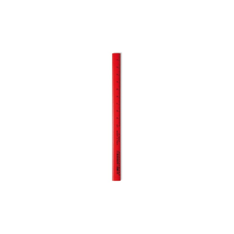 Ceruzka grafitová KOH-I-NOOR Tesárska/nehrotená, červená 1 ks