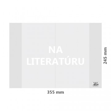 Obal na Literatúru PVC 355x245 mm, hrubý/transparentný, 1 ks