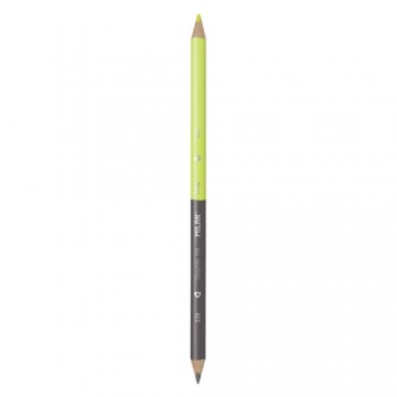 Ceruzka MILAN trojhranná Fluo obojstranná čierno-žltá