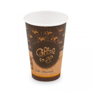 Papierový pohár "Coffee to go" 330 ml, L (O 80 mm) [50 ks]