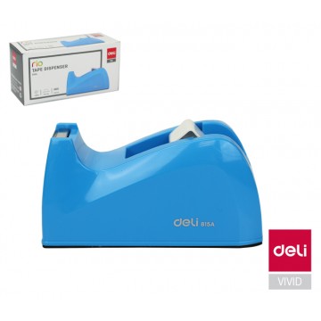 Odvíjač lepiacej pásky stolný DELI do 24mm E815 modrý