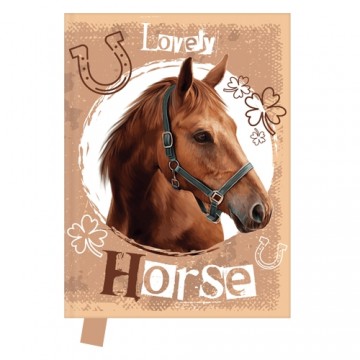 Pamätník 14x18 cm, 80 l., čistý - Lovely Horse