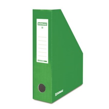 Zakladač, kartónový, 80 mm, DONAU, zelený