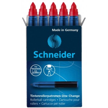 Rollerové bombičky Schneider Cartridges One Change - červená