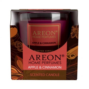 Vonná sviečka Areon – vôňa Apple & Cinnamon, 120g