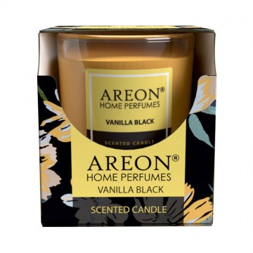 Vonná sviečka Areon – vôňa Vanilla Black, 120g