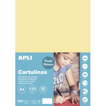 APLI farebný papier, A4, 170 g, lieskový orech