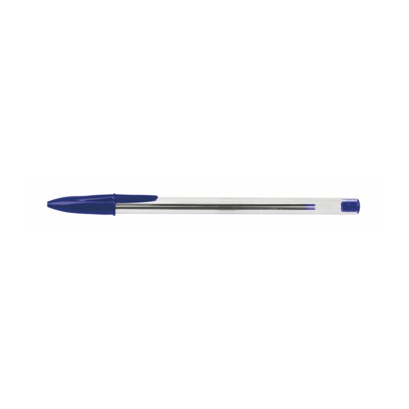 Guľôčkové pero, 0,7 mm, s vrchnákom, VICTORIA, modré