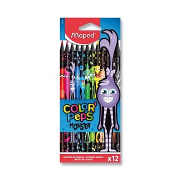 Maped Color'Peps Monster - pastelky - 12 farieb