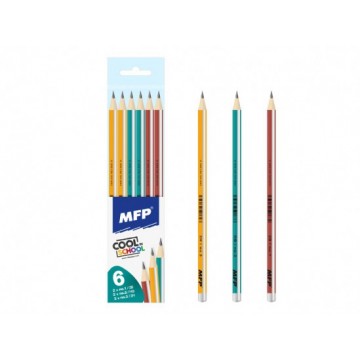 Ceruzka  MFP č.1,2,3 set 6ks mix