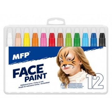 Farba na tvár MFP 12ks set