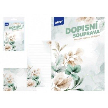 Listový papier farebný LUX 5+10 (kvety)