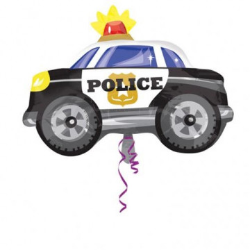 Fóliový balónik Policajné auto premium 60 cm
