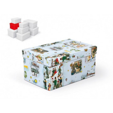 Krabička darčeková vianočná B-V005-DL 22x14x11cm