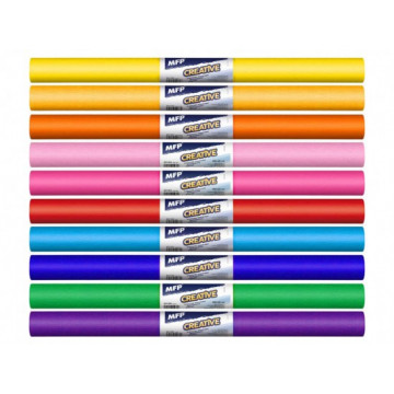 Krepový papier rolka 50x200cm mix farieb dúhový